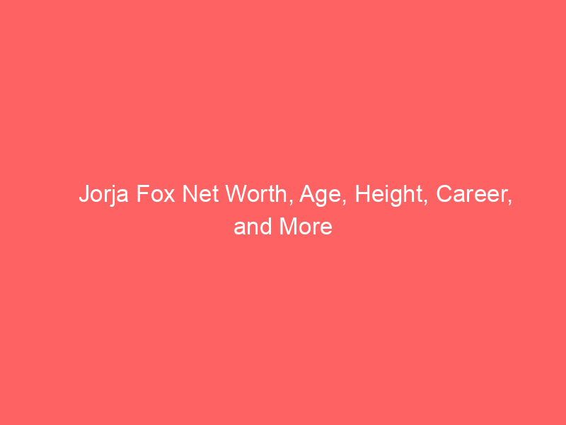 Jorja Fox Net Worth, Age, Height, Career, and More